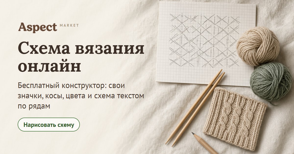 Конструктор схем для вязания — Aspect Market