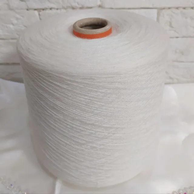 Пряжа Servizi e Seta Royal Cashmere, кашемир бобинный, белый