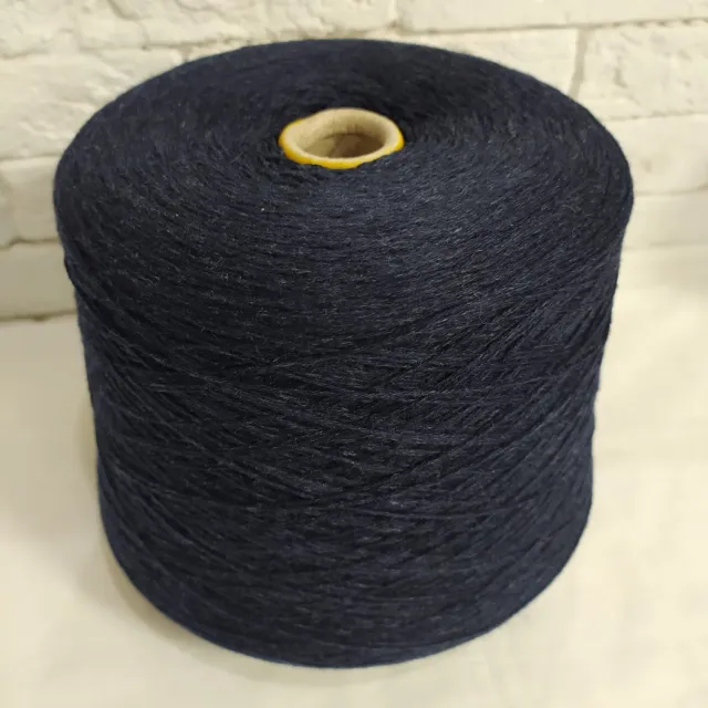 Пряжа Loro Piana Cablelight, кашемир бобинный, темно-синий мел