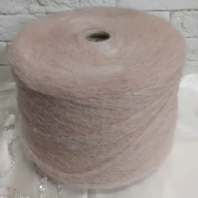 Пряжа Millefili Wig, кидмохер бобинный, пудровый