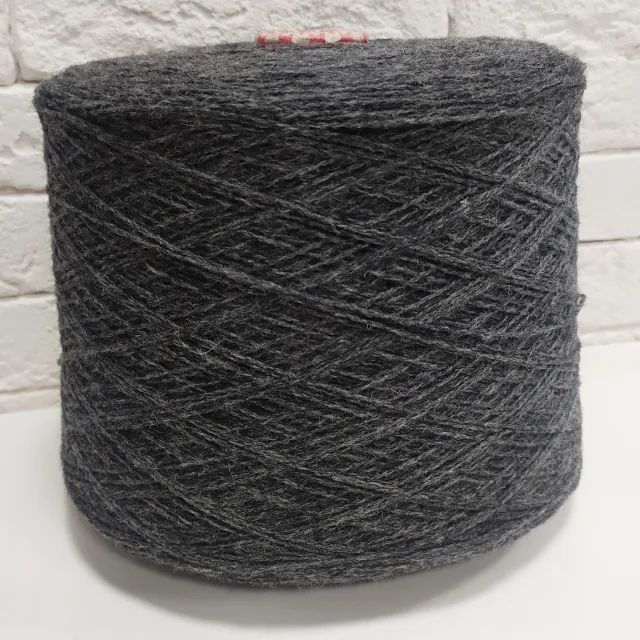 Пряжа Knoll Supersoft, меринос бобинный, серый
