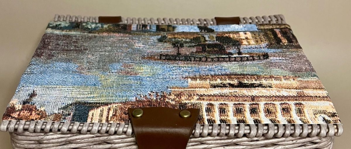 Шкатулка сундук цвет Серебро, серый