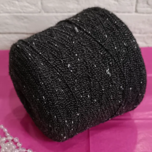 Пряжа Luxury Selection Alison Tweed, альпака бобинная, графит твид
