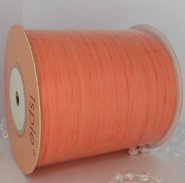 Пряжа Рафия Ispie 7497301 Coral, рафия, коралл