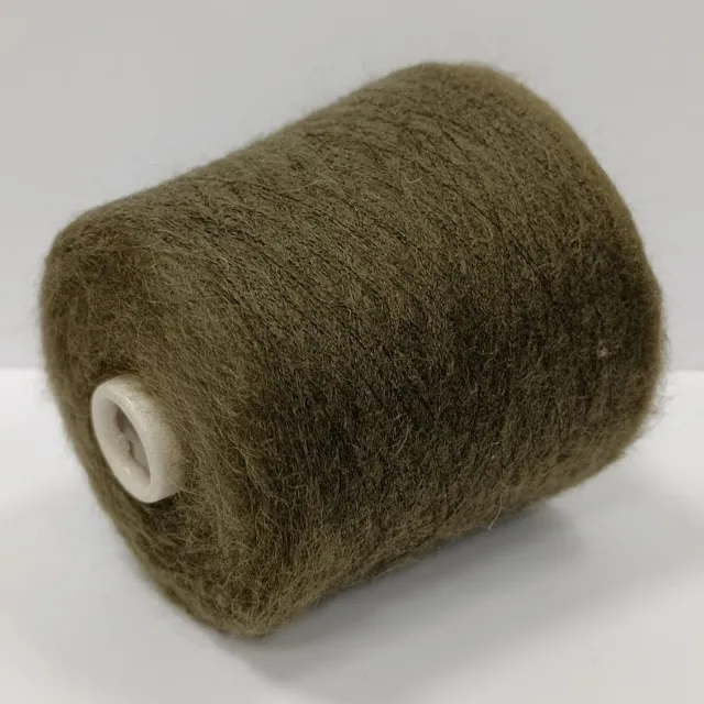 Пряжа Luxury Selection Ri.Go Superkid Mohair, кидмохер бобинный, хаки