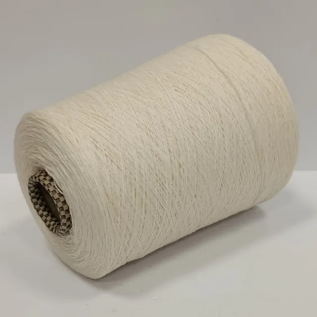Пряжа Cariaggi Cashmere, кашемир бобинный, белый сатин