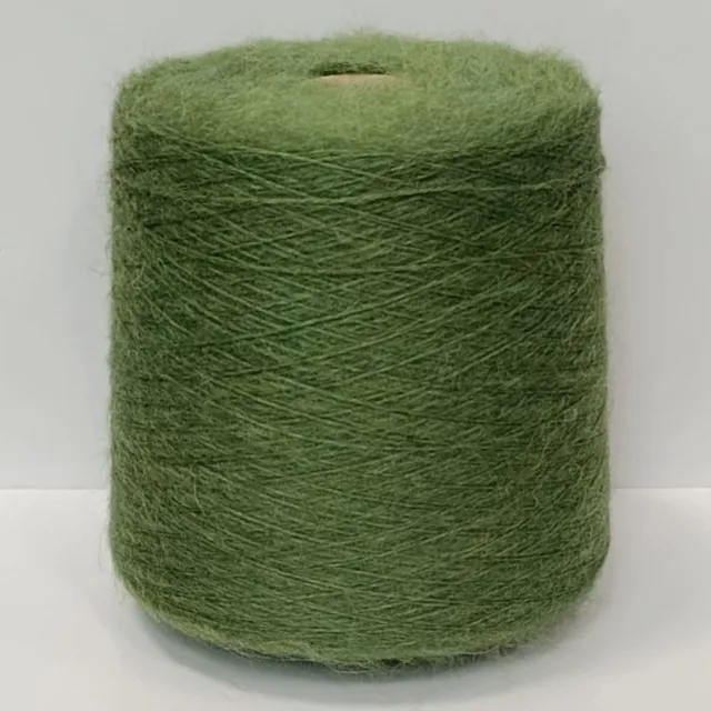 Пряжа Brunello Cucinelli Lineasupreme, альпака бобинная, хвойный