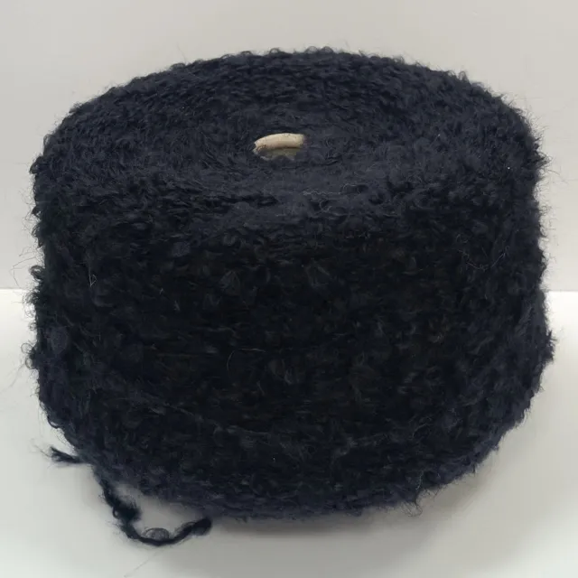 Пряжа Pinori Filati Big Mohair, альпака бобинная, ночной синий