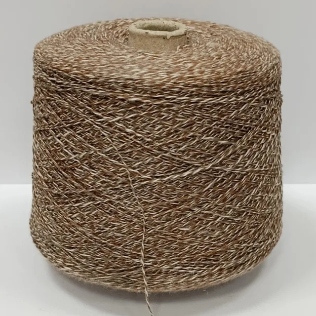 Пряжа New Mill Hazer, хлопок бобинный, орех мулине