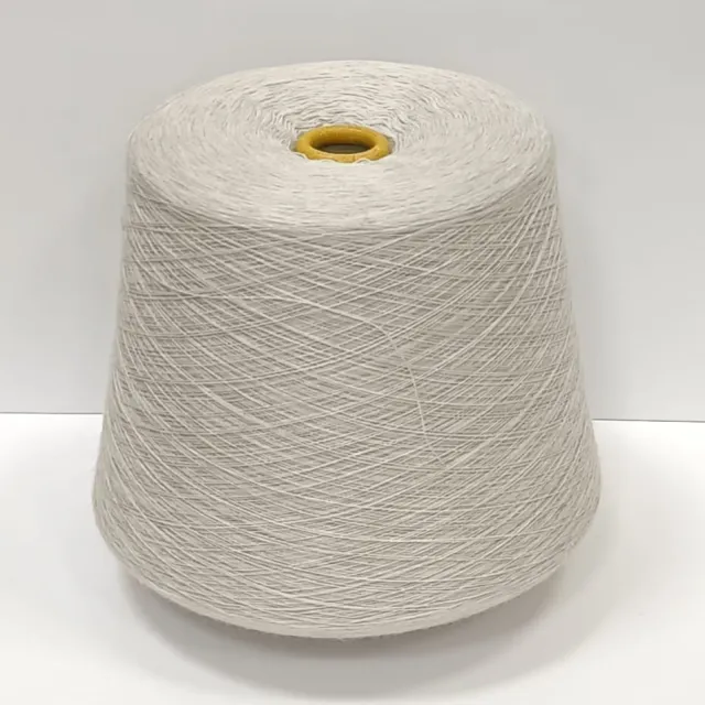 Пряжа Zegna Baruffa Cashwool, меринос бобинный, светло-серый мел