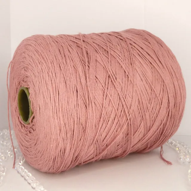 Пряжа Loro Piana Cotton/Silk 2170, хлопок бобинный, темная пудра 2170