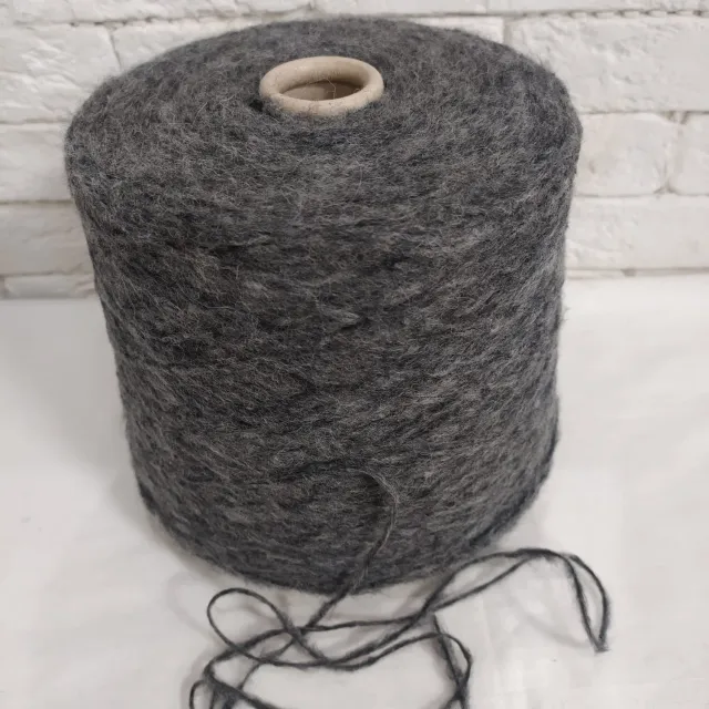 Пряжа Lineapiu Shetland, альпака бобинная, серый