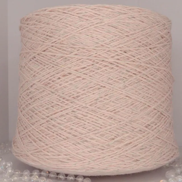 Пряжа Lineapiu Angora25, меринос бобинный, нежно-розовый меланж
