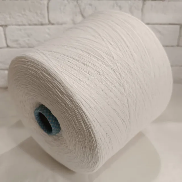 Пряжа Cariaggi Cashmere, кашемир бобинный, белый