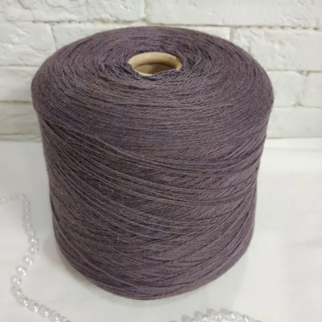 Пряжа Stock Yarn Italy Galisia, верблюжий пух бобинный, фиалковый
