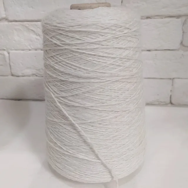 Пряжа Jovs weinberg Angora metall, ангора бобинная, белый жемчуг