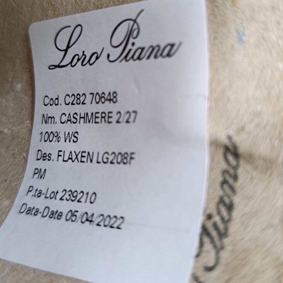 Пряжа Loro Piana Cashmere, кашемир бобинный, желтый неон цвет желтый неон