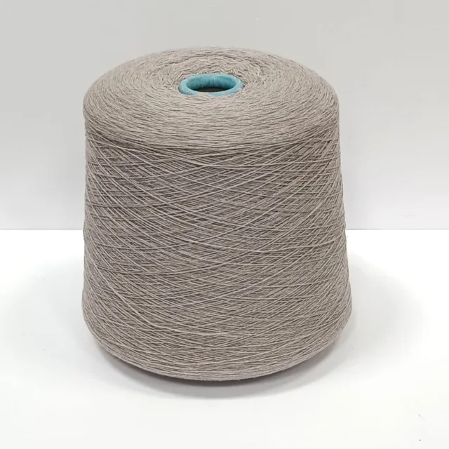 Пряжа Cariaggi Cashmere, кашемир бобинный, серо-бежевый мел