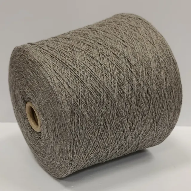 Пряжа Loro Piana Coarsehair, кашемир бобинный, серый меланж