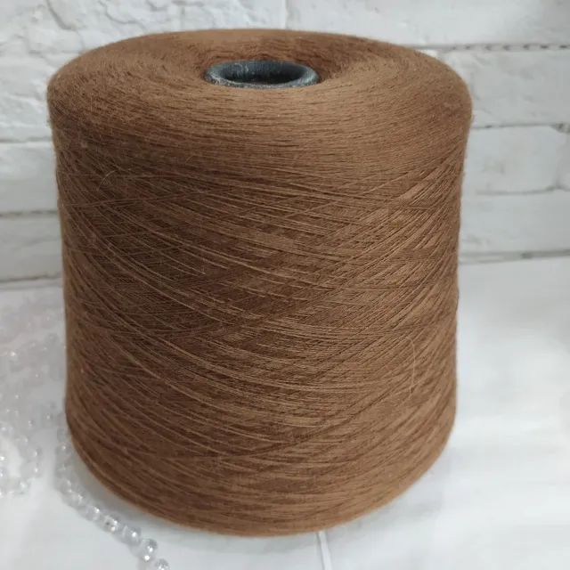 Пряжа Zegna Baruffa Cashwool, меринос бобинный, корица