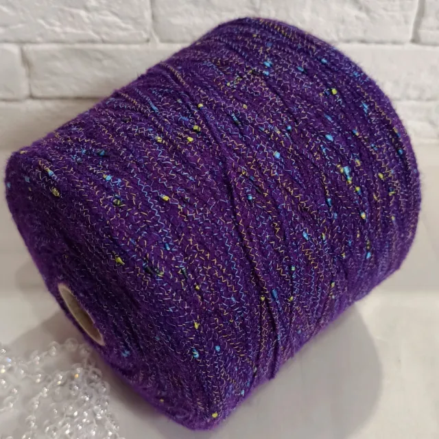 Пряжа Luxury Selection Alison Tweed, альпака бобинная, фиолет твид