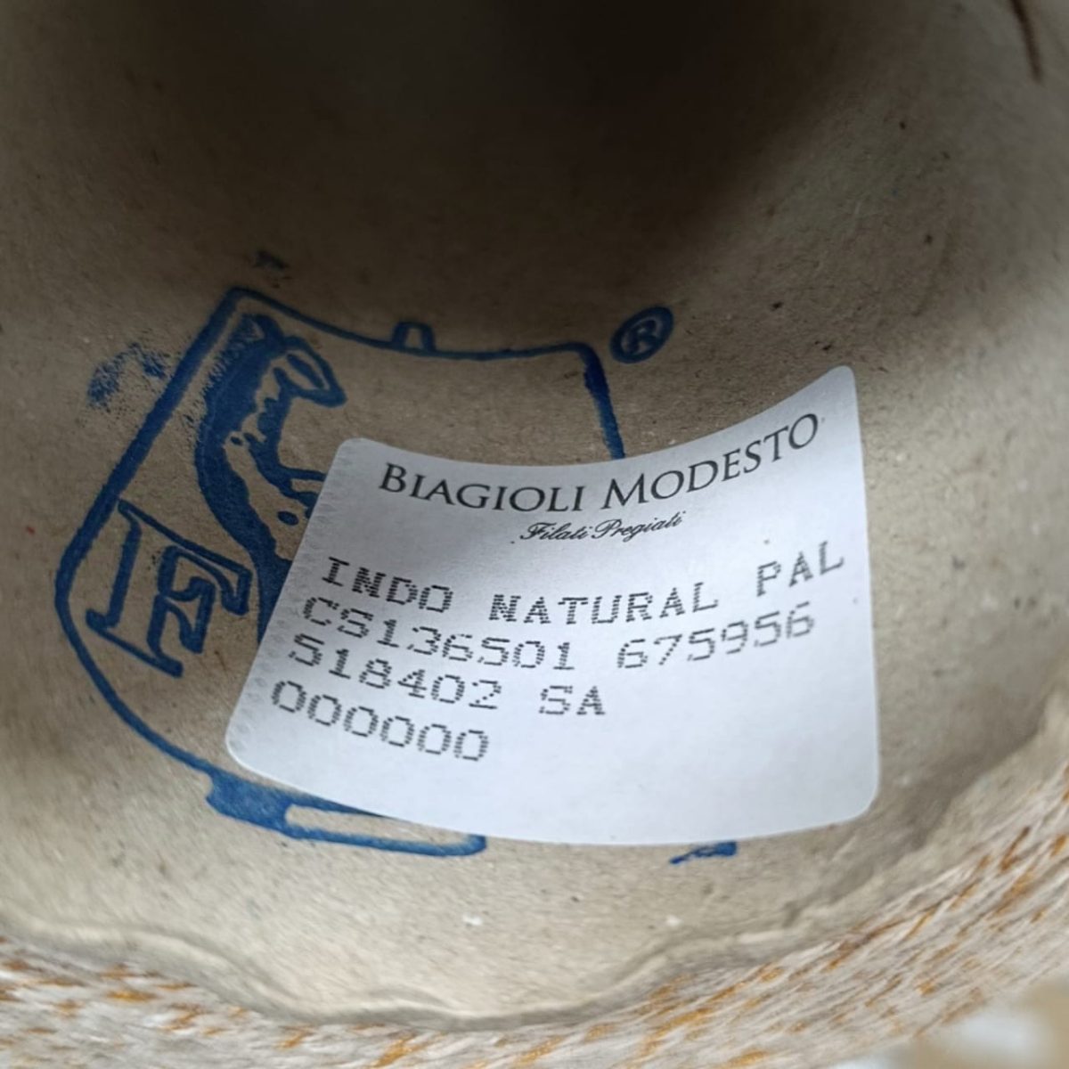 Пряжа Biagioli Modesto Indo Natural, кашемир бобинный, карамель