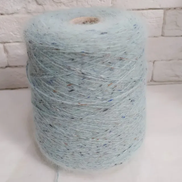 Пряжа Stock Yarn Italy Angora Tweed, ангора бобинная, ментол
