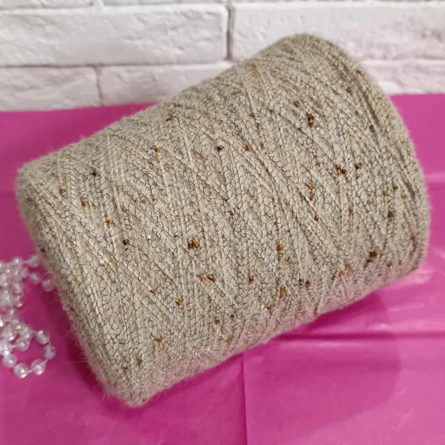 Пряжа Luxury Selection Alison Tweed, альпака бобинная, кемел твид