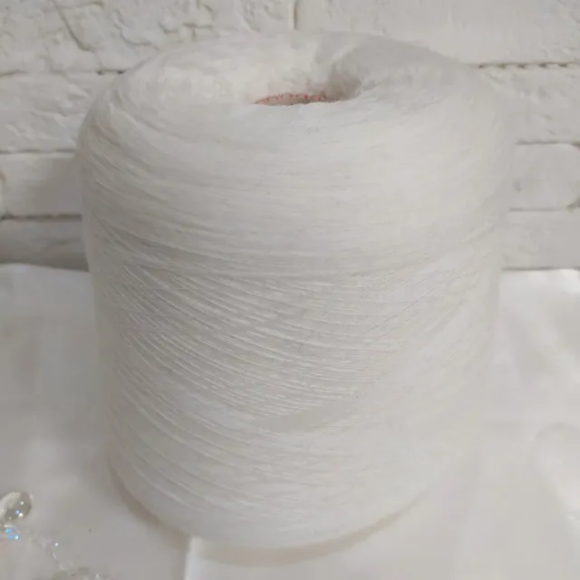 Пряжа Zegna Baruffa Cashwool, меринос бобинный, молочный