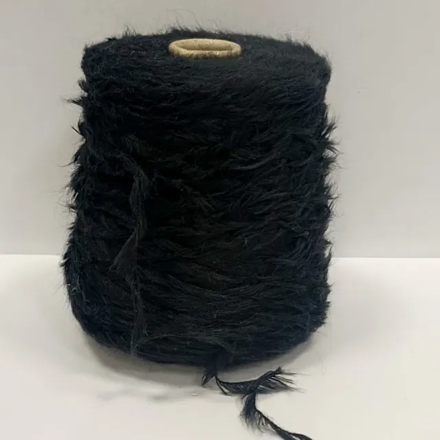 Пряжа Lineapiu Bear, фантазийная в бобинах, черный