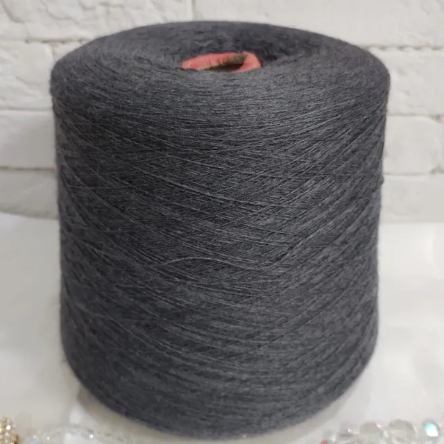Пряжа Zegna Baruffa Cashwool, меринос бобинный, графит