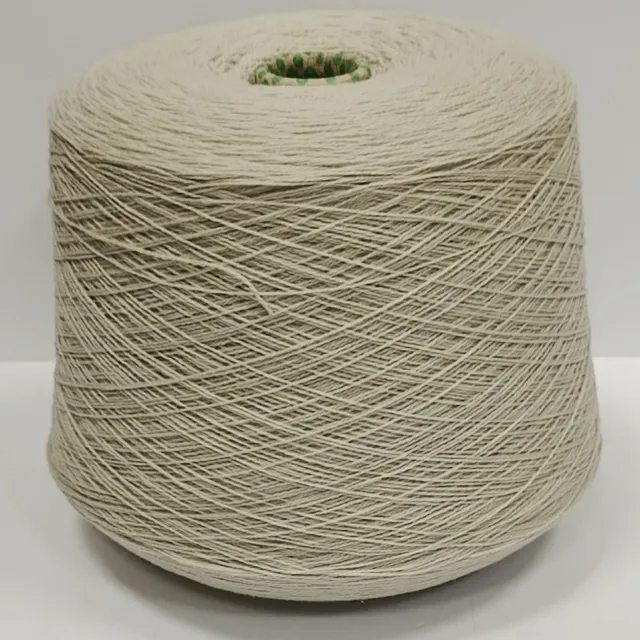 Пряжа Biagioli Modesto Cashmere, кашемир бобинный, белый чай