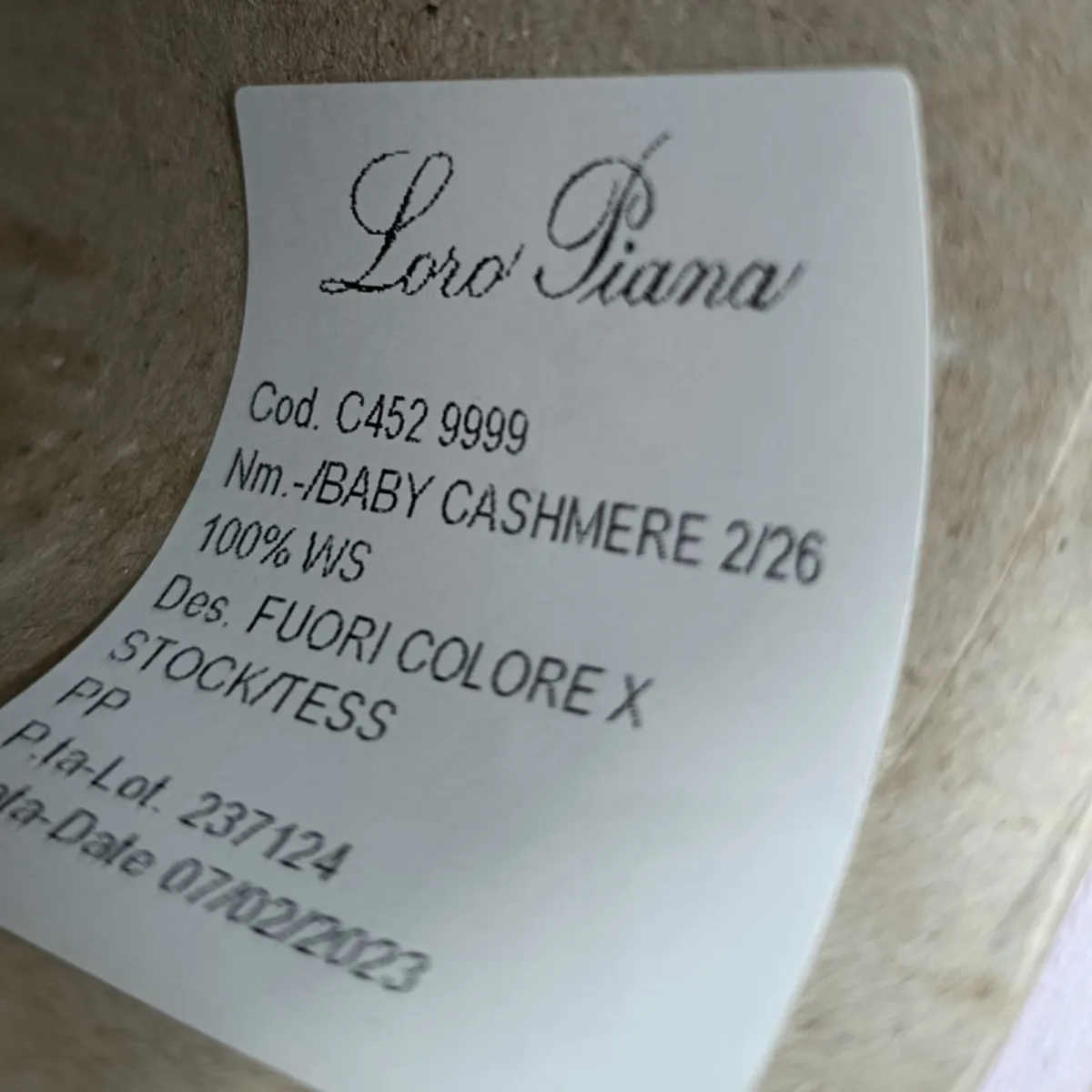 Пряжа Loro Piana Baby Cashmere, кашемир бобинный, бледная лаванда цвет бледная лаванда