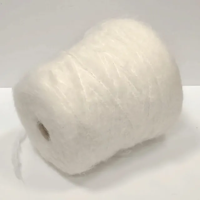 Пряжа Luneapiu Bubble Unito, альпака бобинная, молоко