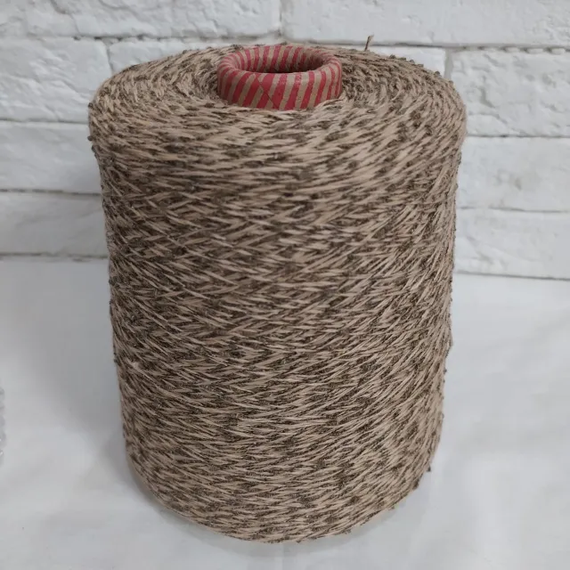 Пряжа Nuovo Yarn Tesoro, кашемир бобинный, кемел