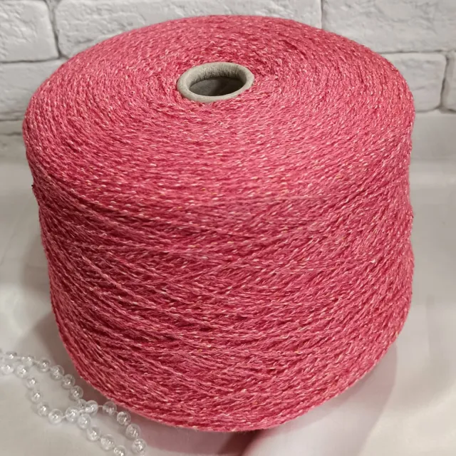Пряжа Lineapiu Vintage, хлопок бобинный, коралл твид