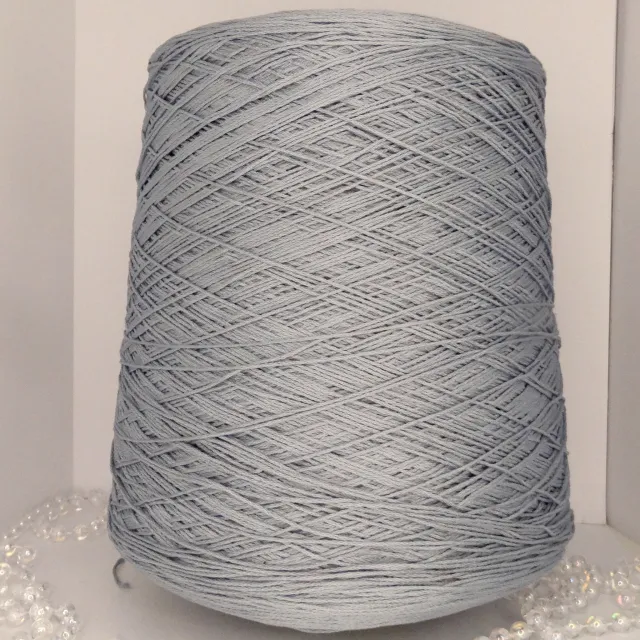 Пряжа Filartex Gasato Cottone, хлопок бобинный, серо-голубой