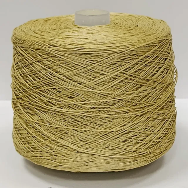 Пряжа Luxury Selection Frescolino, лён бобинный, оливковое масло