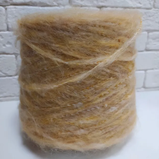 Пряжа Lineapiu Blend, кидмохер бобинный, охра