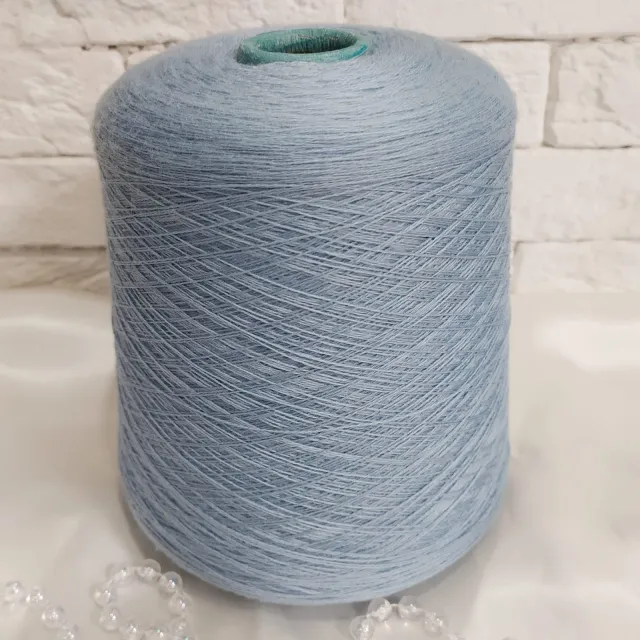 Пряжа Zegna Baruffa Cashwool rws, меринос бобинный, голубой
