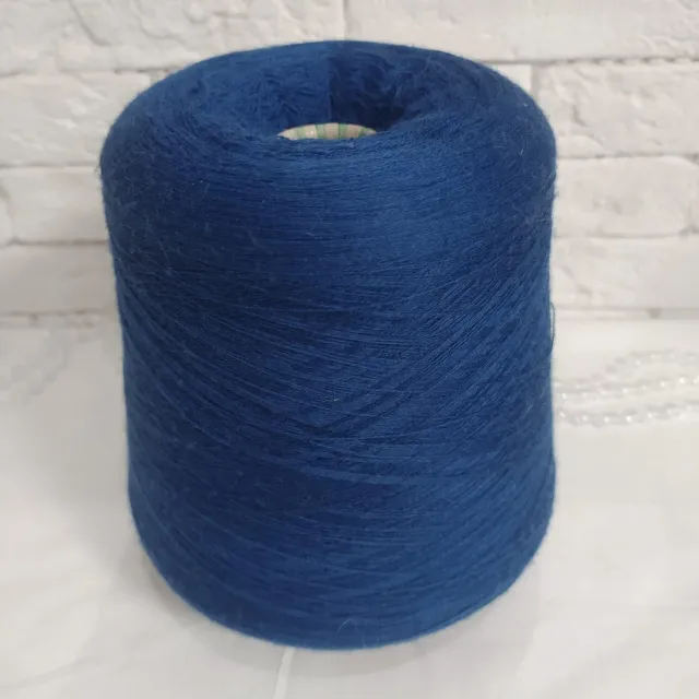 Пряжа Zegna Baruffa Cashwool, меринос бобинный, синий