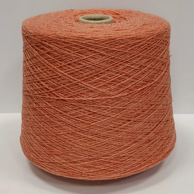 Пряжа Loro Piana Coarsehair, кашемир бобинный, коралл меланж
