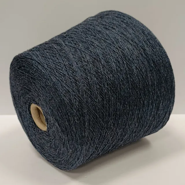 Пряжа Loro Piana Coarsehair, кашемир бобинный, омбре синий