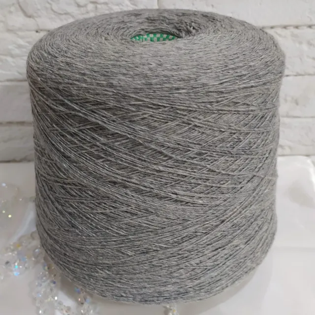 Пряжа Cariaggi Cashmere Donegal, кашемир бобинный, серый мел