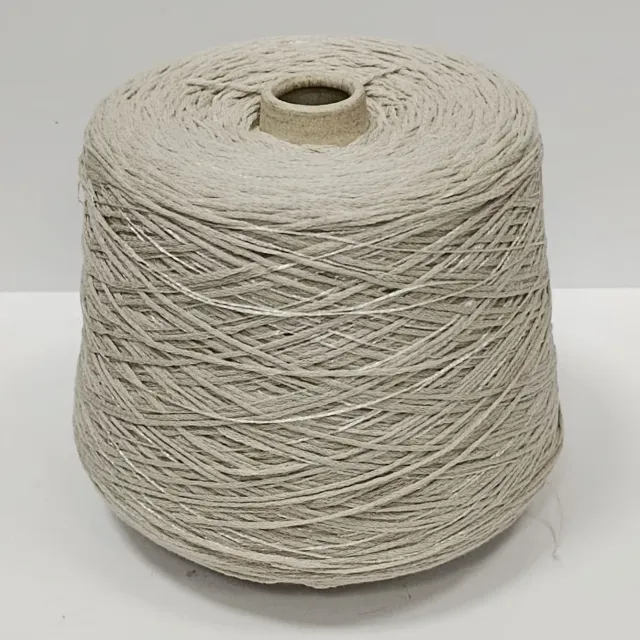 Пряжа Ecafil Sheer, хлопок бобинный, перламутр