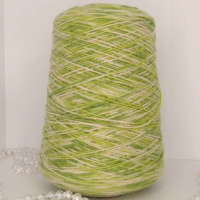 Пряжа Natural Fantase Darsha, кашемир бобинный, салат меланж
