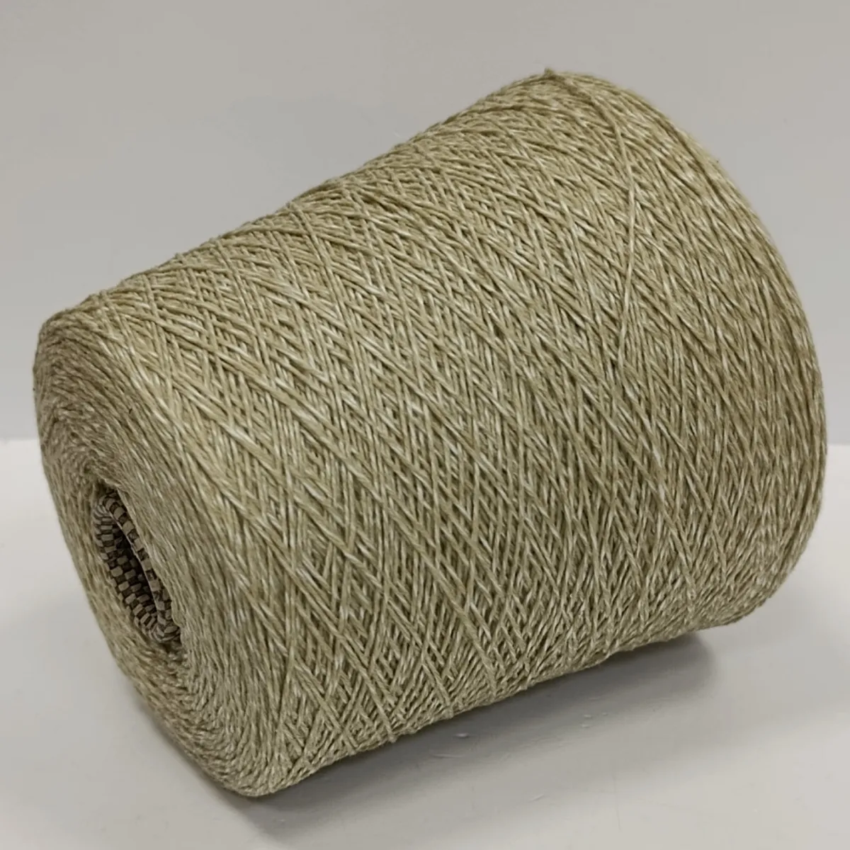 Пряжа Cariaggi Cashmere, кашемир бобинный, шалфей/пайетка