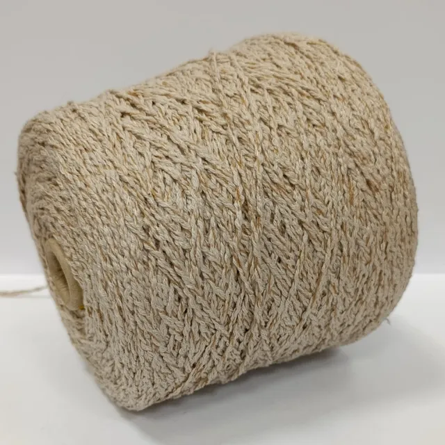 Пряжа Loro Piana CashSeta Boucle, кашемир бобинный, беж меланж