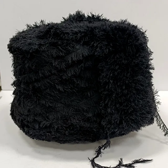 Пряжа Loro Piana Pelliccetta Real Chic, кашемир бобинный, черный
