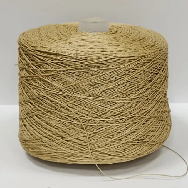 Пряжа Luxury Selection Frescolino, лён бобинный, пралине